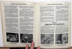 1954 Plymouth Dealer PowerFlite Transmission Service Shop Manual Orig