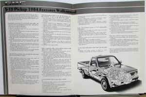 1984 GMC S-15 Pickup Truck Features Sales Brochure Folder DEALER ITEM ONLY