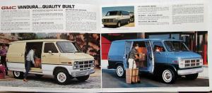 1984 GMC Rally STX Vandura Magnavan Van Wagons Sales Brochure Original