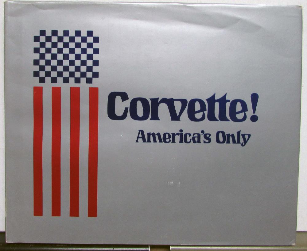 1953-1980 Corvette Americas Only History Reference Book Original
