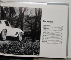 1953-1980 Corvette Americas Only History Reference Book Original