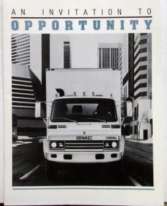 1984 GMC W7000 Series Truck Solicitation to DEALERS to Sell Trucks Brochure Orig