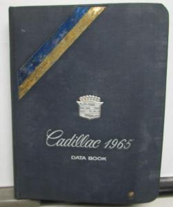 1965 Cadillac Dealer Data Book Calais De Ville Fleetwood Eldorado 75 Limo Rare