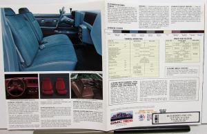 1984 GMC Caballero Diablo Amarillo Truck Sales Brochure Folder Original