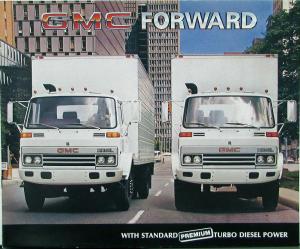 1984 GMC W700 Series Forward Diesel Truck Sales Brochure Original
