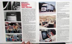 1984 GMC Astro & Aero Astro 9000 Series Truck Sales Brochure Original