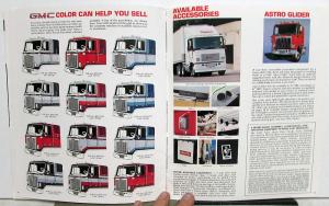 1984 GMC Astro & Aero Astro 9000 Series Truck Sales Brochure Original