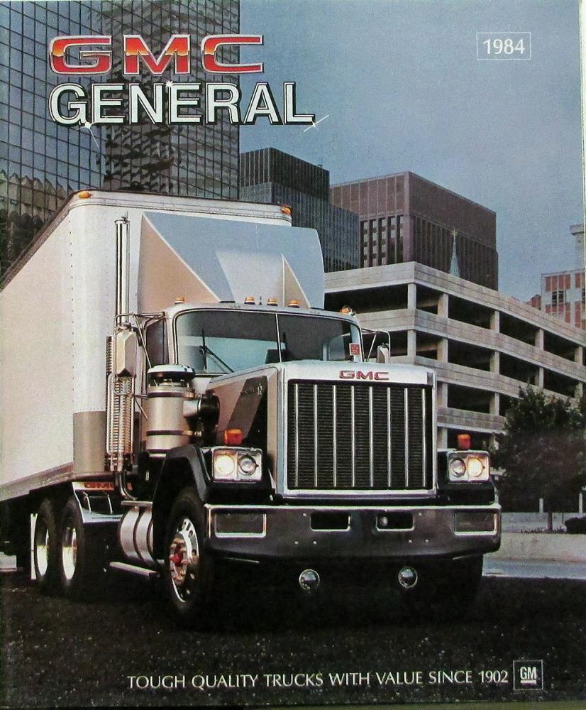1984 GMC General Five-Star General 9000 Series Truck Sales Brochure Original