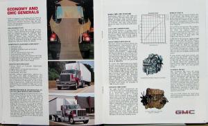 1984 GMC General Five-Star General 9000 Series Truck Sales Brochure Original