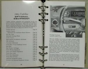 1964 Cadillac Dealer Data Book 62 60 Special Coupe De Ville Fleetwood Eldorado