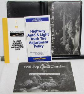 1996 Jeep Grand Cherokee Owners Manual and Warranty Information with Extras