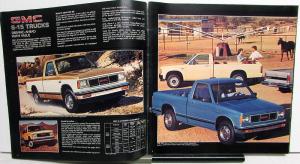 1984 GMC S15 Pickup Truck Sierra Club Coupe 4WD Jimmy Cab Chassis Sales Brochure