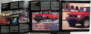 1984 GMC S15 Pickup Truck Sierra Club Coupe 4WD Jimmy Cab Chassis Sales Brochure