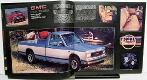 1984 GMC S15 Pickup Truck Sierra Club Coupe 4WD Jimmy Cab Chassis Sales Brochure