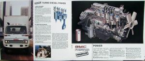 1985 GMC Forward Control Truck W7 Models Sales Brochure Original