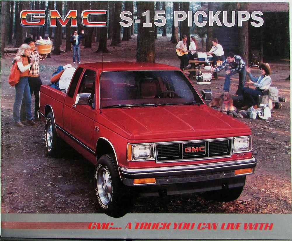 1985 GMC S-15 Pickup Trucks Sierra High Classic Gypsy Sales Brochure Original