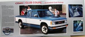 1985 GMC S-15 Pickup Trucks Sierra High Classic Gypsy Sales Brochure Original