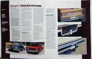 1985 GMC Trailering for Light Duty Trucks Sales Brochure Original