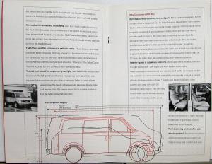 1985 GMC Safari Van Marketing Manual DEALER ONLY ITEM Original