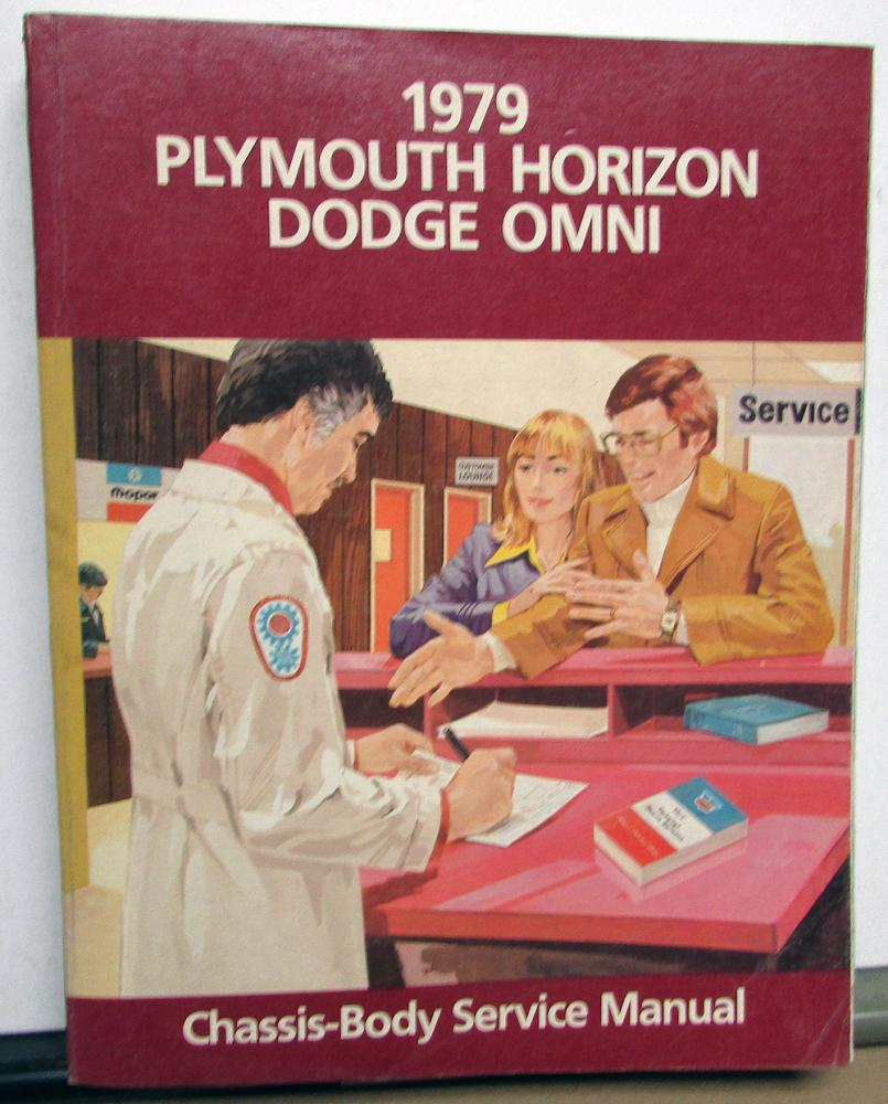 1979 Dodge Omni & Plymouth Horizon Service Shop Repair Manual Original
