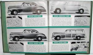 1941 Oldsmobile Dealer Album Special Series Dynamic Cruiser Custom Cruiser Rare