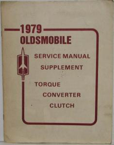 1979 Oldsmobile Torque Converter Service Manual Supplement