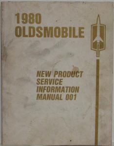 1980 Oldsmobile New Product Service Information Manual 001