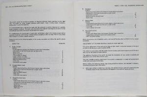 1981 Oldsmobile 3.8L V-6 Engine Operation Bulletin Manual