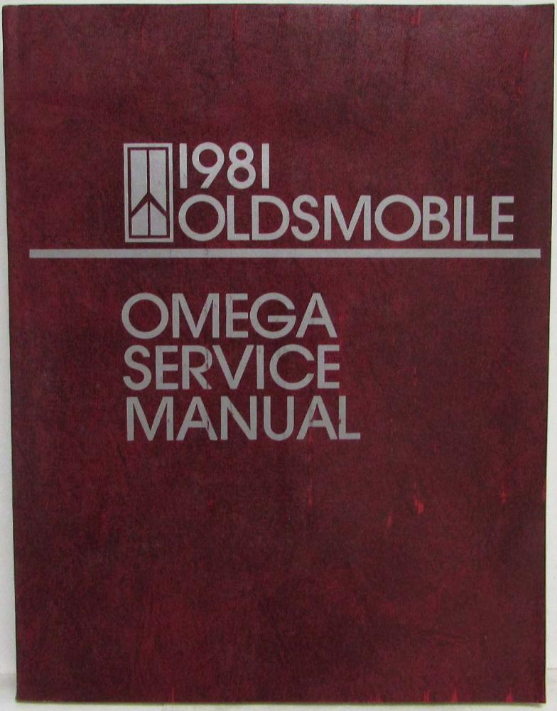 1981 Oldsmobile Omega Service Shop Repair Manual