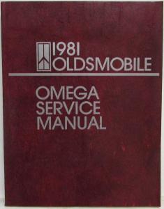 1981 Oldsmobile Omega Service Shop Repair Manual