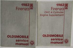 1982 Oldsmobile Firenza Service Shop Repair Manual and Supplement