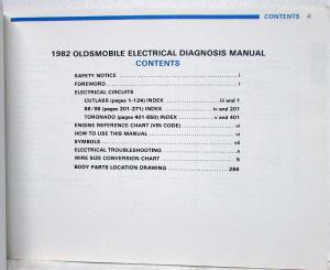 1982 Oldsmobile Service Shop Repair Manuals - 4 Volumes