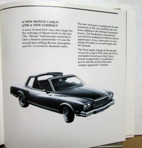 1911-1986 Chevrolet Story History Corvette El Camino Camaro Truck