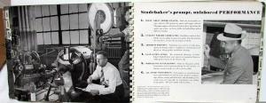 1949 Studebaker Engineering Manual Dealer Album Champion Commander Truck