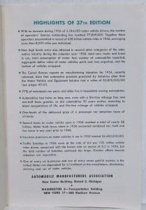 1957 Automobile Manufacturers Association Automobile Facts and Figures