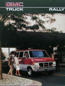 1986 GMC Rally STX Custom Van Truck Sales Brochure Original