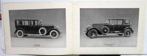 1923 1924 1925 Doble Steam Car Limo Phaeton Runabout Sedan Brochure