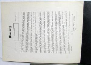 1923 1924 1925 Doble Steam Car Limo Phaeton Runabout Sedan Brochure