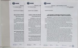 1999 Saab Media Information Press Kit 9-3 9-5