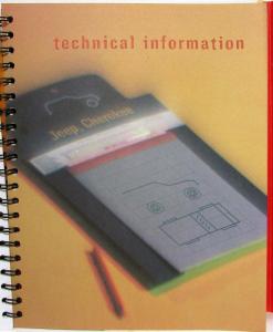 1997 Jeep Cherokee Media Product Information Press Kit