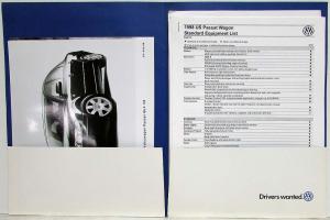 1998 Volkswagen VW Passat Media Information Press Kit