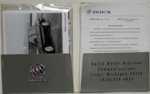 1997 Buick Media Information Press Kit - Century Riviera LeSabre Regal Skylark