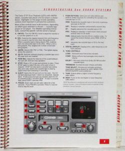 1995 Geo Product Guide Reference Data Book