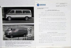 1980 Dodge Press Kit - Diplomat D150 W150 Mirada Van Ramcharger Challenger D50