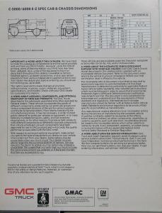 1987 GMC Truck Cab & Chassis Models Sales Brochure Original