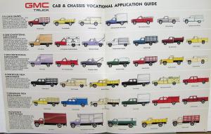 1987 GMC Truck Cab & Chassis Models Sales Brochure Original