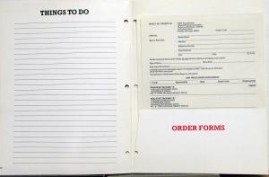 1987 GMC TRUCK Dealer Display Kits Sales Brochure & Ordering Form Original