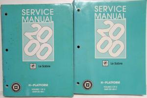 2000 Buick LeSabre Service Shop Repair Manuals - 2 Volumes