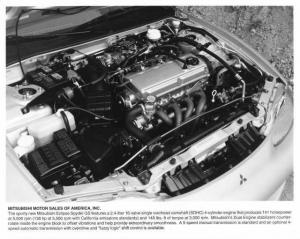1996 Mitsubishi Eclipse Spyder GS Engine Press Photo 0064