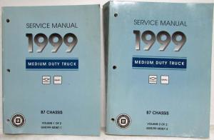 1999 GMC Chevrolet Medium Duty Truck B7 Chassis Service Shop Manual - 2 Vol